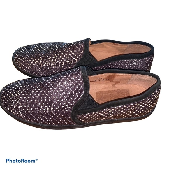 Joie Kidmore Python Slip On Flats Sneakers size 37.5 - Picture 1 of 7